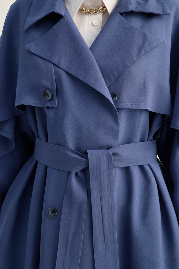 Laçin Trençkot İndigo - 3