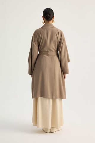 Laçin Trençkot Vizon - 11