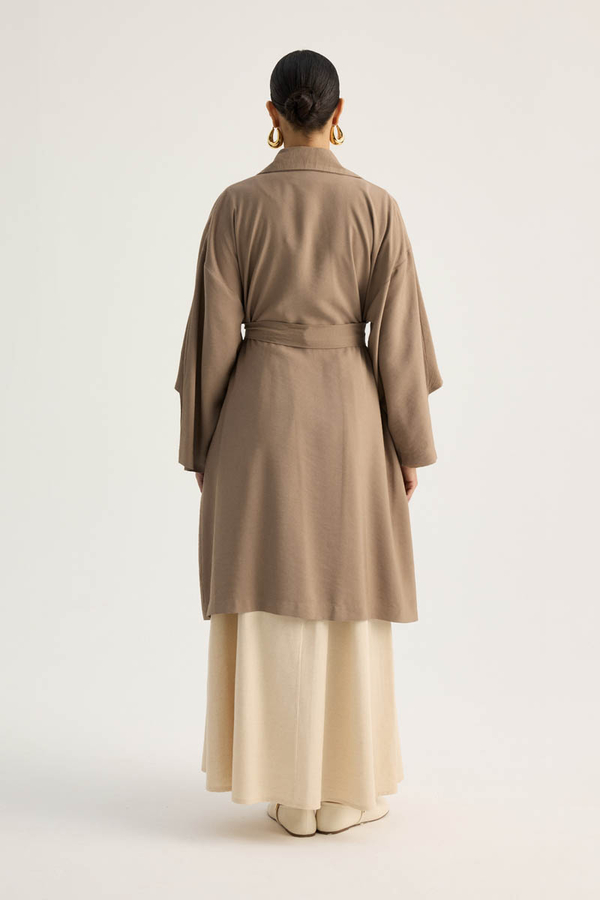 Laçin Trençkot Vizon - 11