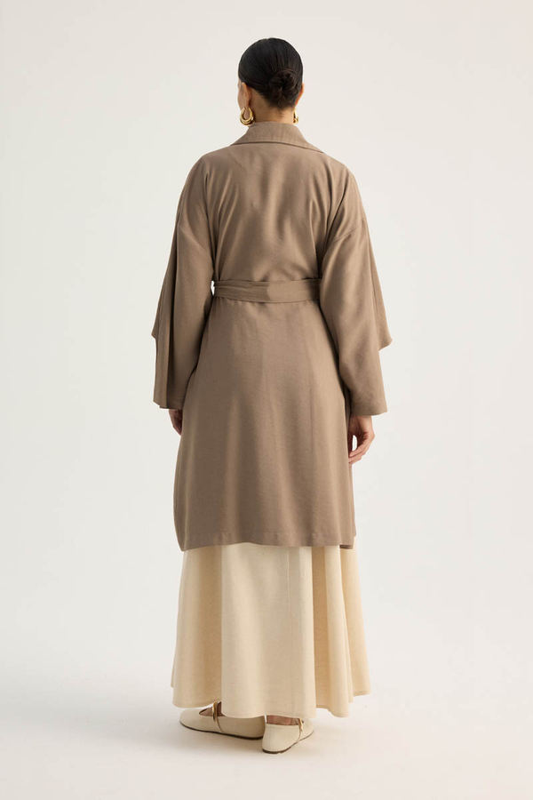 Laçin Trençkot Vizon - 12