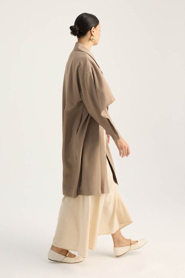 Laçin Trençkot Vizon - 13