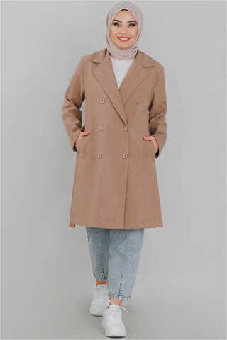 Zulays - Lady Oversize Kaban Camel