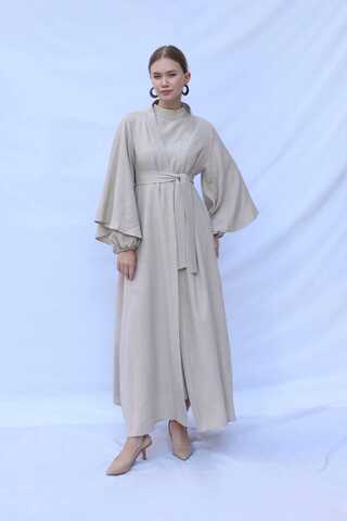 Zulays - Volanlı Abaya Takım Taş
