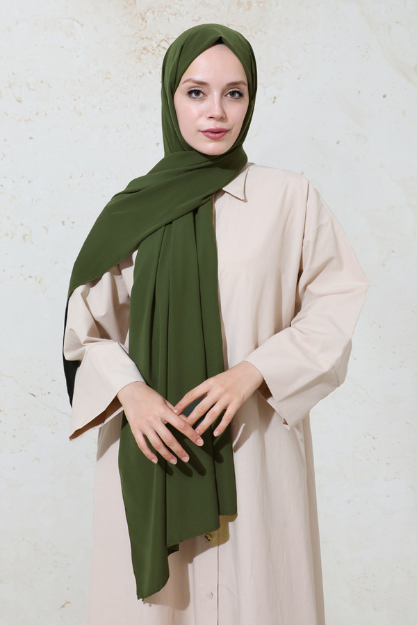 Medina Silk Shawl Green 