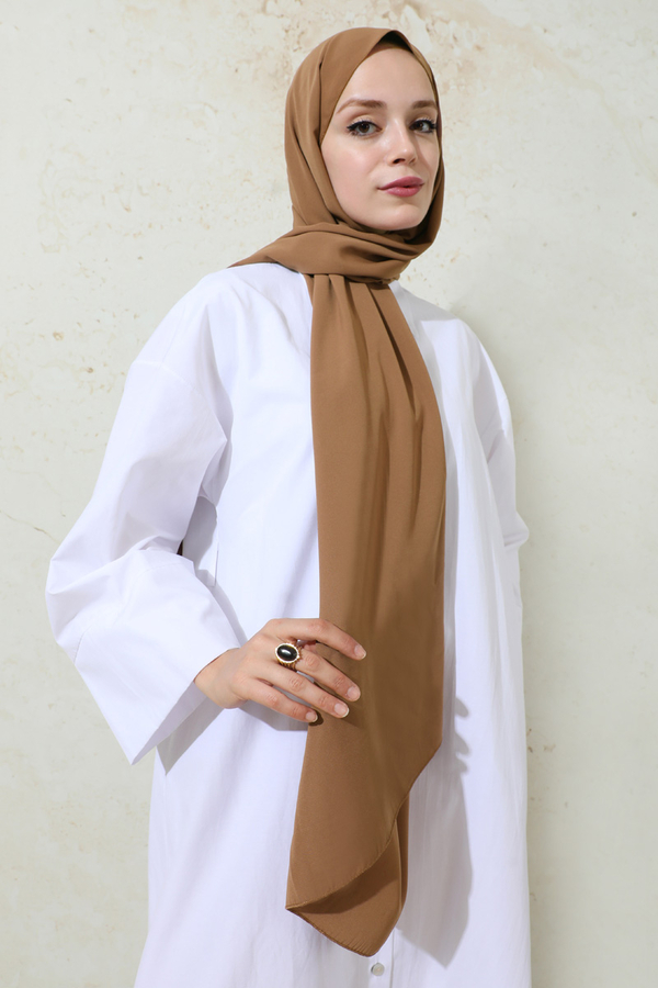 Medina Silk Shawl Tan 
