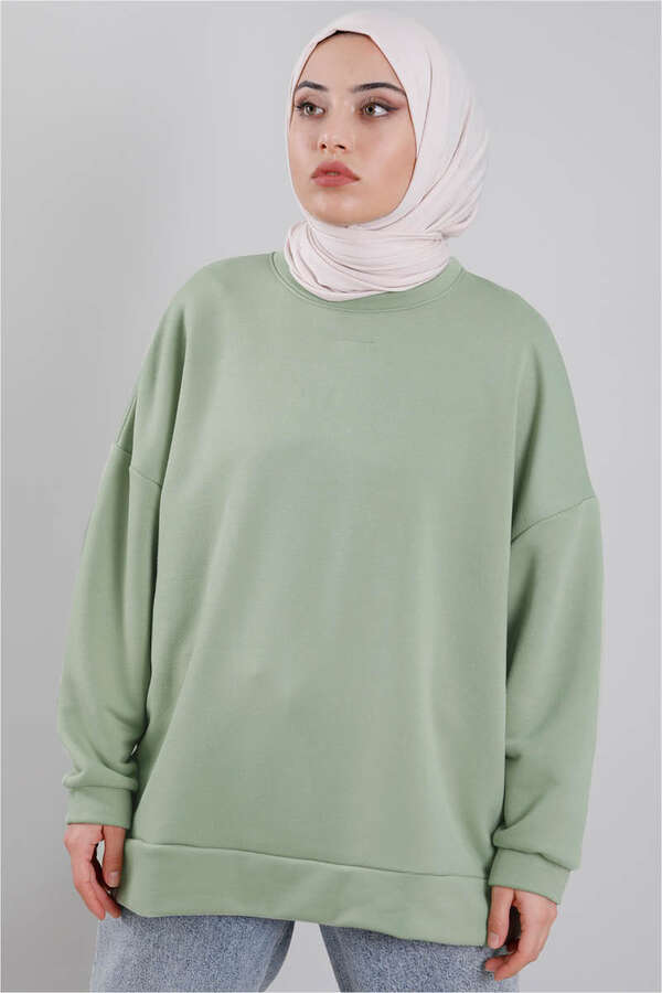 Oversize Sweat Çağla Yeşili