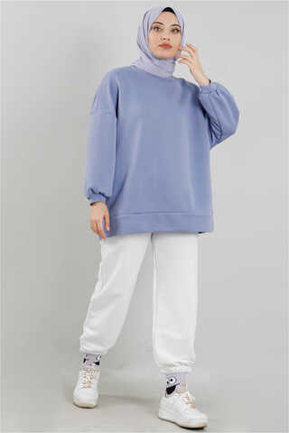Oversize Sweat Lila - Thumbnail