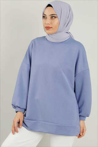 Oversize Sweat Lila - Thumbnail