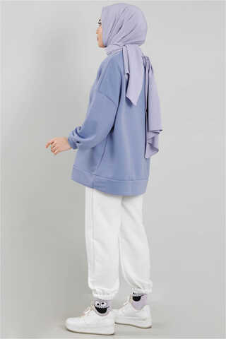 Oversize Sweat Lila - Thumbnail