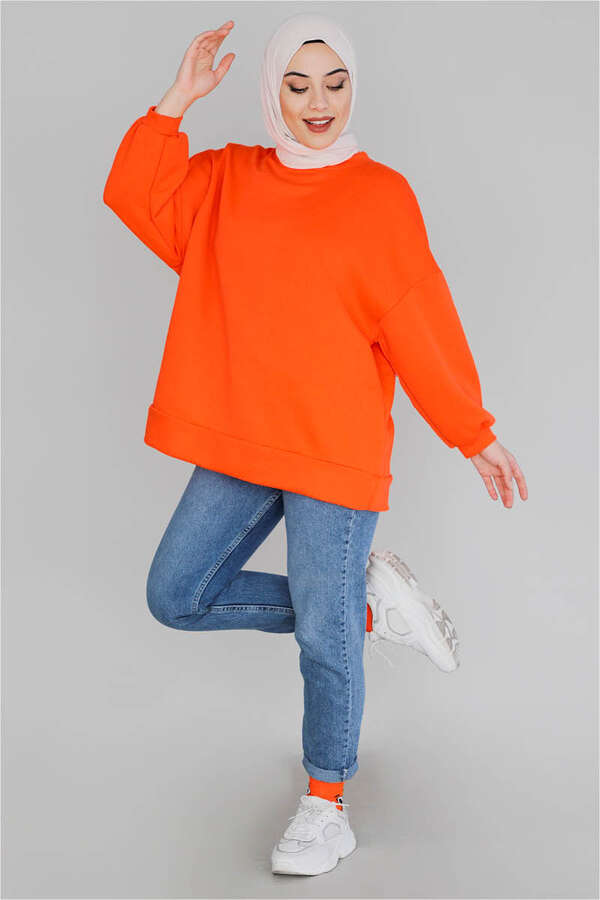 Oversize Sweat Turuncu