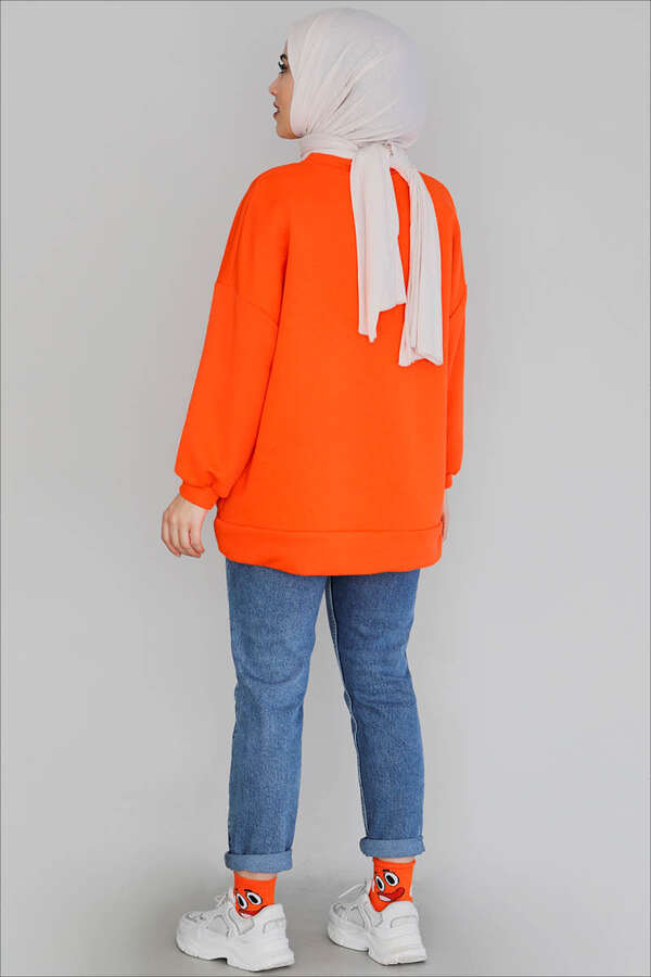 Oversize Sweat Turuncu
