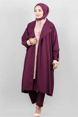 Zulays - Oversize Takım Mürdüm Zulays - Oversize Takım Mürdüm