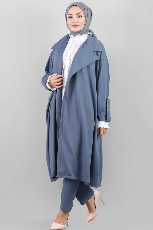 Oversize Takım Mavi