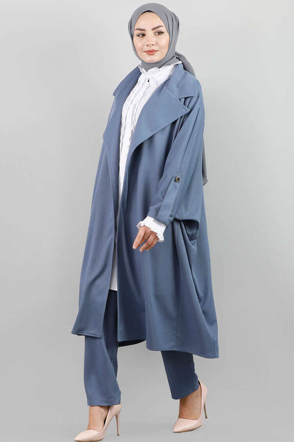 Oversize Takım Mavi