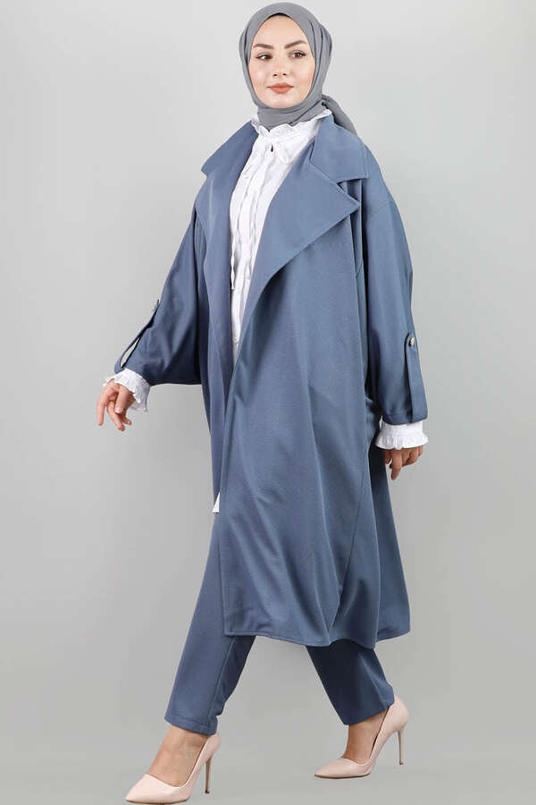 Oversize Takım Mavi