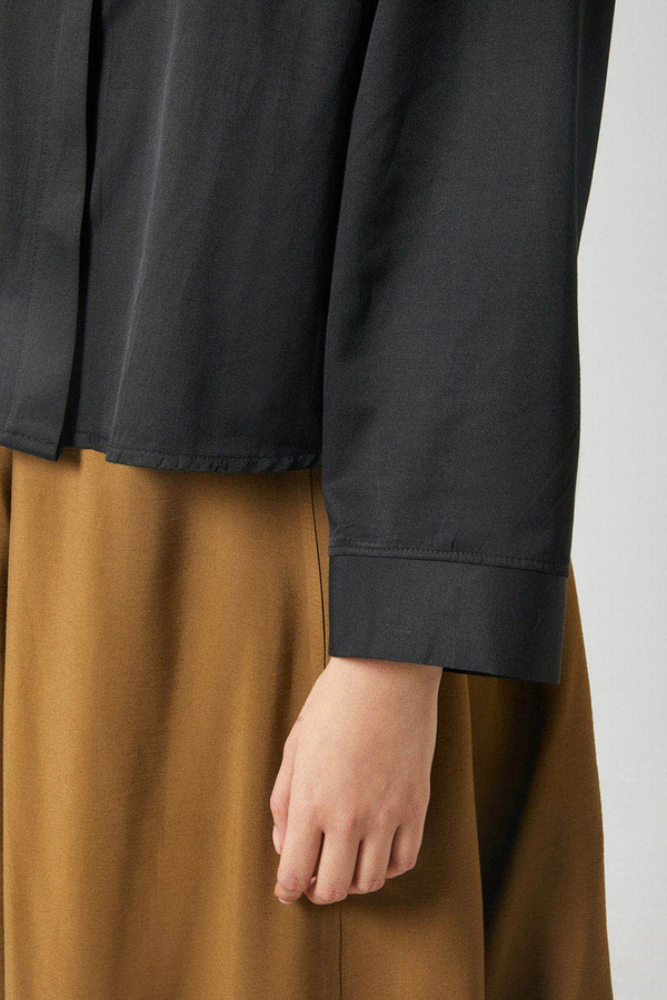 Oversize Kısa Gömlek Siyah - 6