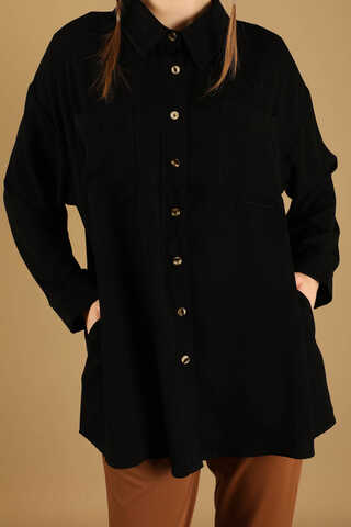 Oversizee Shirt Black - 3