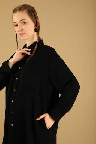 Oversizee Shirt Black - 4