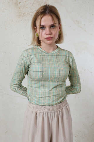 Parmaklı Kalp Body Mint - 4