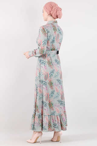 Patterned Dress Mint - 5