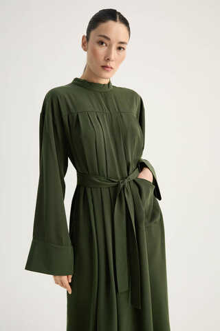 Pileli Tunik Takım Haki - 11