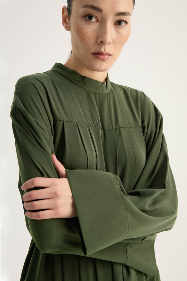 Pileli Tunik Takım Haki - 10