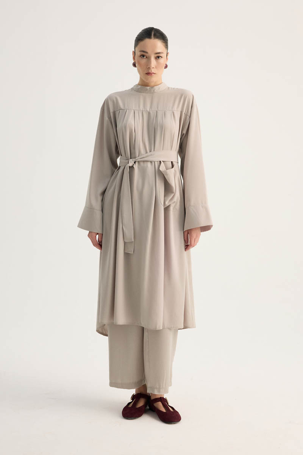 Pileli Tunik Takım Taş - 2