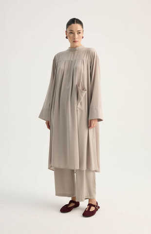 Pileli Tunik Takım Taş - 13