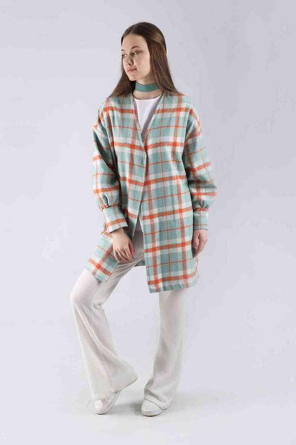 Plaid Jacket Mint - 1