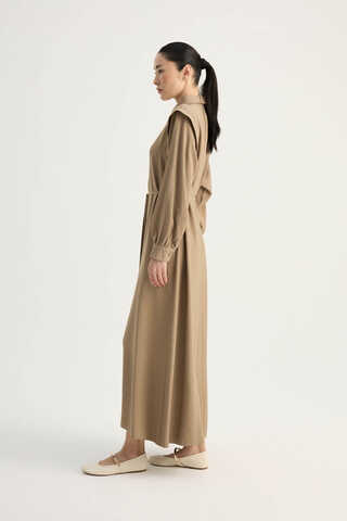 Polo Collar Dress Vizon - 7