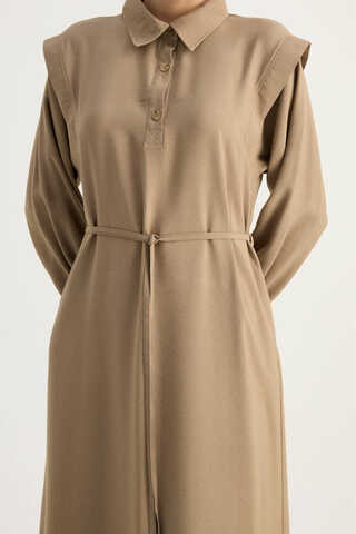 Polo Collar Dress Vizon - 2