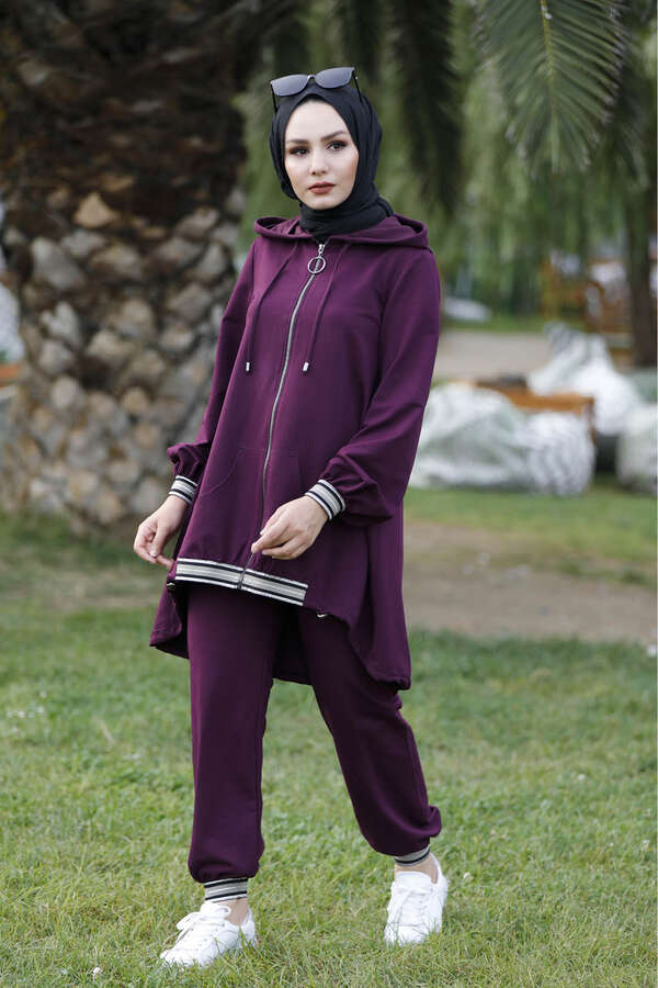 Ribana Eşofman Mor