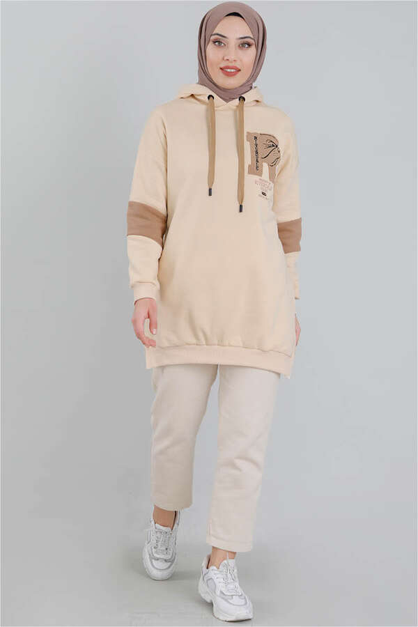 Rıverdale Sweat Bej