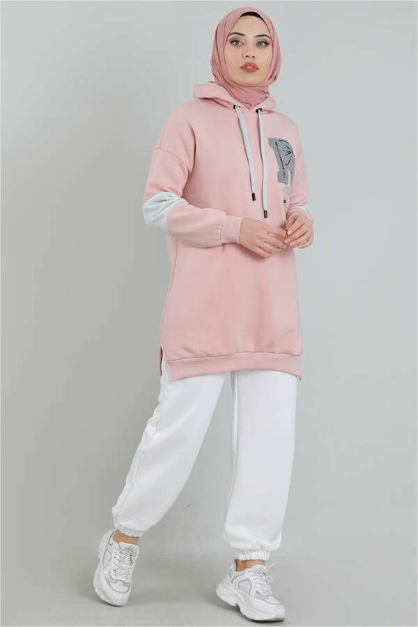 Zulays - Rıverdale Sweat Pembe