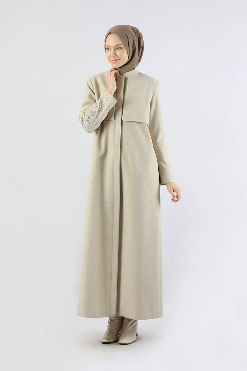 Rüzgarlık Detaylı Taşlı Kaban Taş