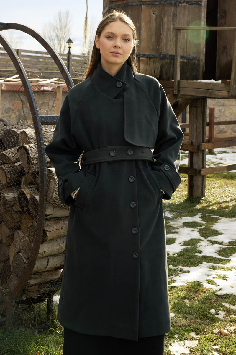 Rüzgarlıklı Premium Kaban Füme