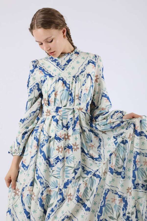 Scarf Dress Blue - 2
