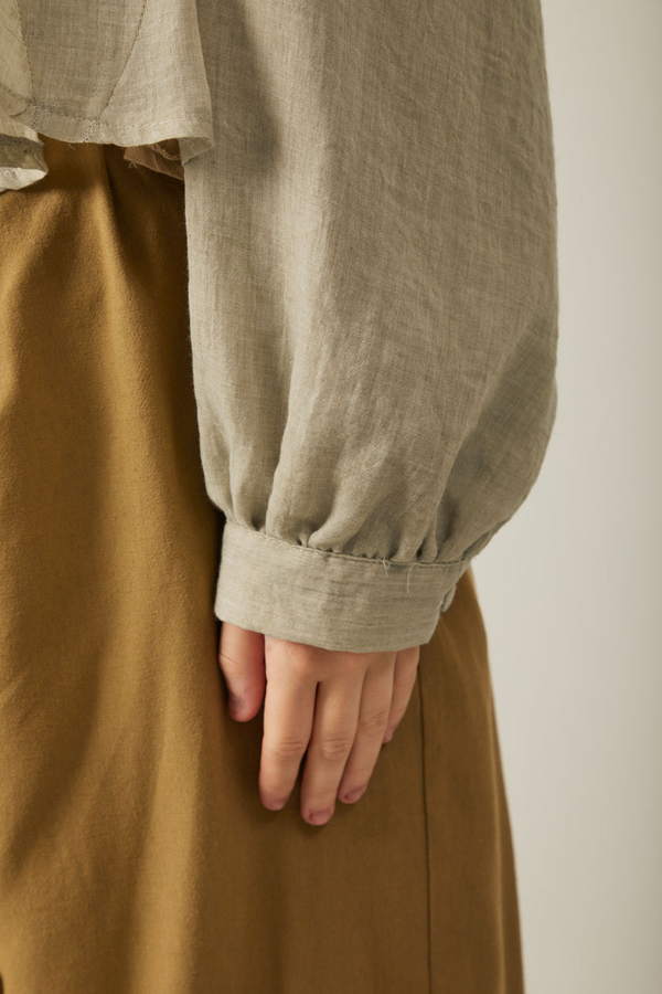 Short Voile Shirt Stone - 11