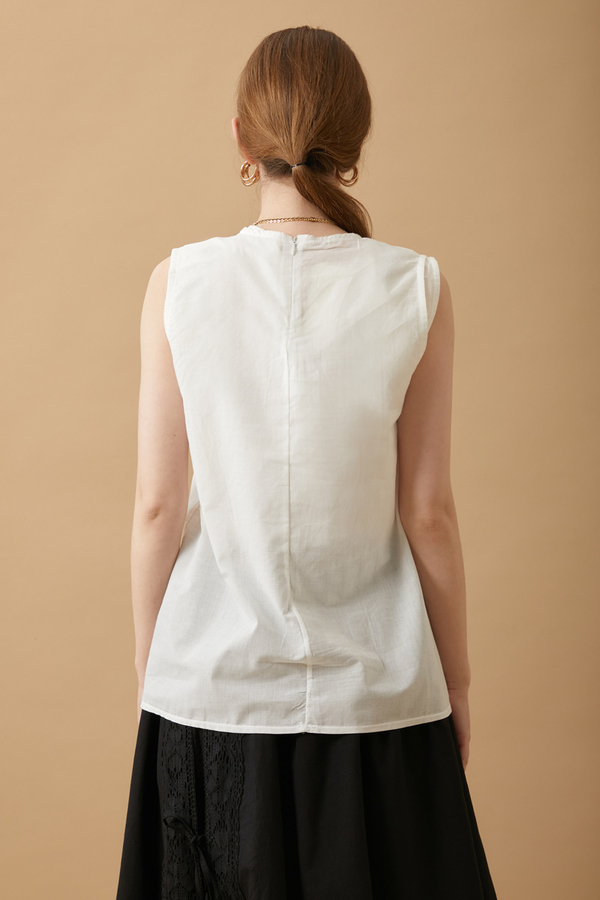 Sıfır Kollu Kısa Boy Vual Astar Beyaz - 5