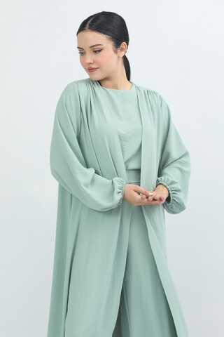 Soft Kimono Takım Su Yeşili - Thumbnail