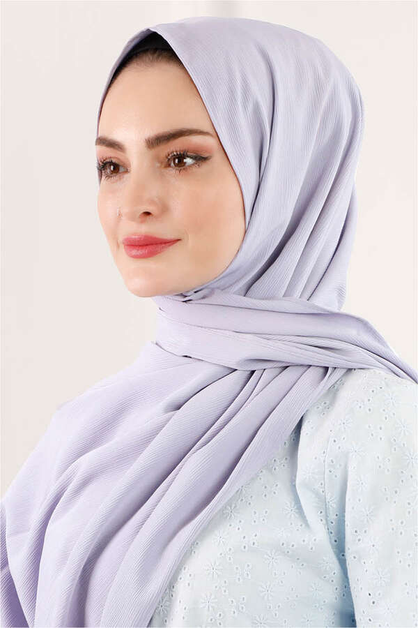 Astra Medine İpeği Lila Şal