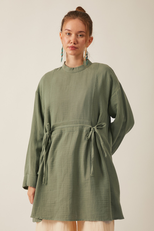 Ünsa Muslin Tunic Khaki