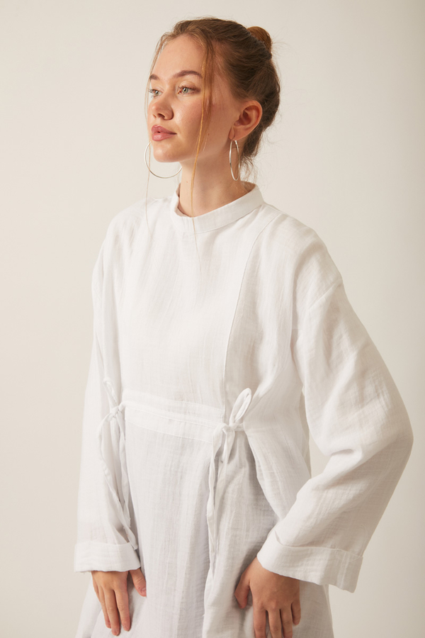 Ünsa Muslin Tunic White