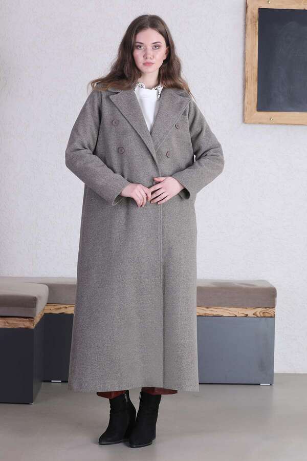 Zulays - Uzun Oversize Kaşe Toprak