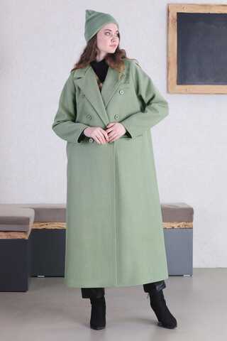 Uzun Oversize Kaşe Yeşil - 1