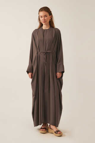 Yezra Abaya Kahverengi - 1