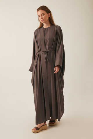 Yezra Abaya Kahverengi - 4