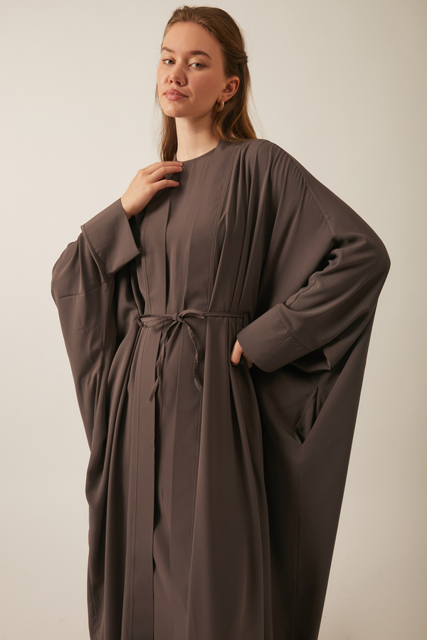 Yezra Abaya Kahverengi - 5