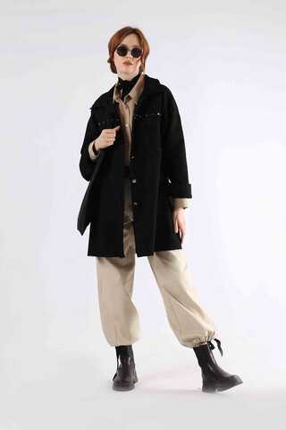 Staple Denim Shirt Black - 2