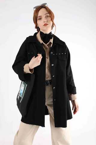 Staple Denim Shirt Black - 3